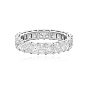 Radiant Diamond Lab Eternity Ring