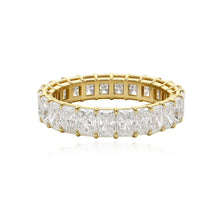Load image into Gallery viewer, Radiant Diamond Lab Eternity Ring
