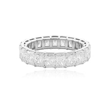 Load image into Gallery viewer, Radiant Diamond Lab Eternity Ring
