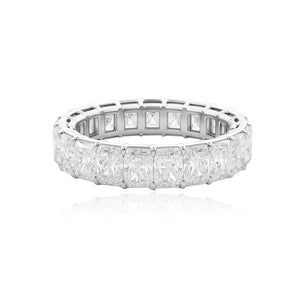 Radiant Diamond Lab Eternity Ring