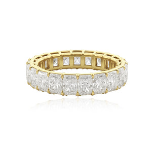 Radiant Diamond Lab Eternity Ring