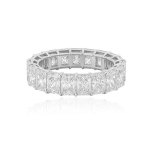 Radiant Diamond Lab Eternity Ring