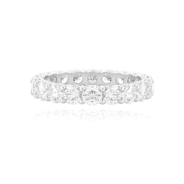 Round Diamond Lab Eternity Ring