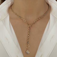 Fluted Bezel Diamond Charm