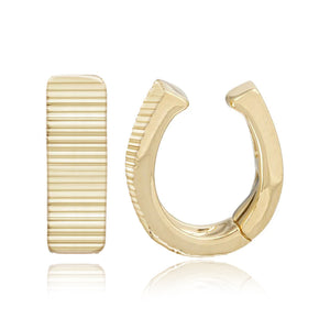 Fluted Gold Cuff