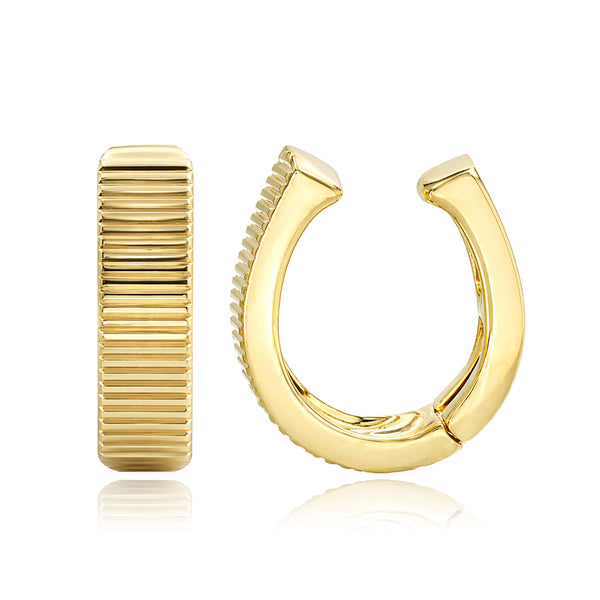Fluted Gold Cuff