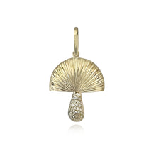 Load image into Gallery viewer, Fluted and Diamond Mushroom Charm
