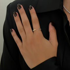 Fluted Claw Ring
