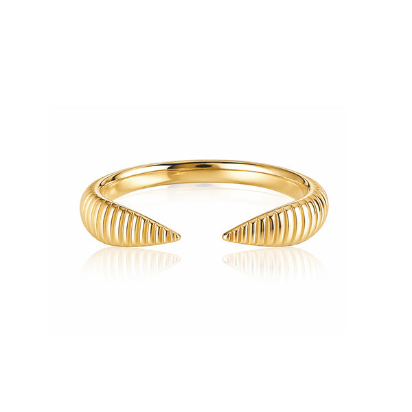 Fluted Claw Ring
