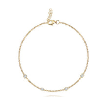 Load image into Gallery viewer, Multi Shape Diamonds Solitaire Bracelet
