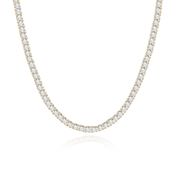Lab Diamond Tennis Necklace 5CT