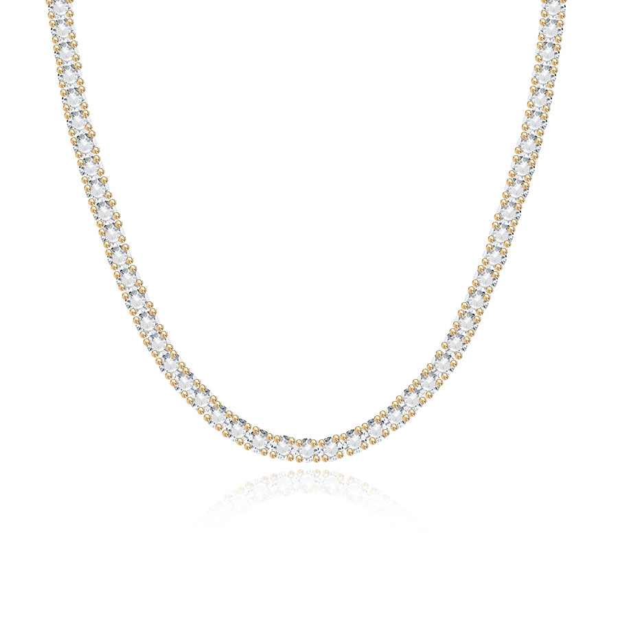 Lab Diamond Tennis Necklace 6CT
