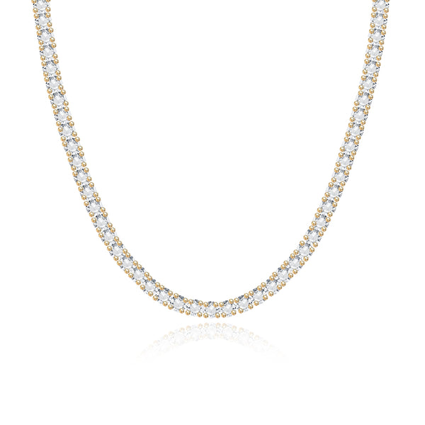 Lab Diamond Tennis Necklace 6CT