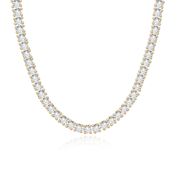 Lab Diamond Tennis Necklace 8ct, featuring luxury diamonds, perfect fine jewelry.