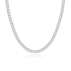Lab Diamond Tennis Necklace 6CT