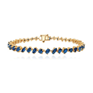 Gemstone Multi Shape Tennis Bracelet