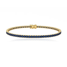 Load image into Gallery viewer, Gemstone Tennis Bracelets 3cts
