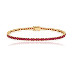 Gemstone Tennis Bracelets 3cts