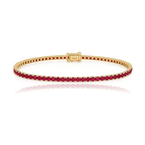 Gemstone Tennis Bracelets 3cts