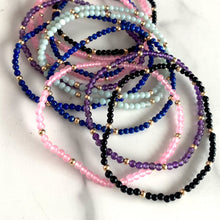 Load image into Gallery viewer, Gemstone and Gold Bead Bracelet

