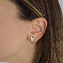 Load image into Gallery viewer, Gold Dome Solitaire Lab Diamond Earrings
