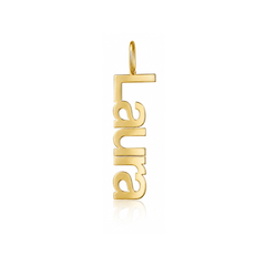 Gold Name Charm