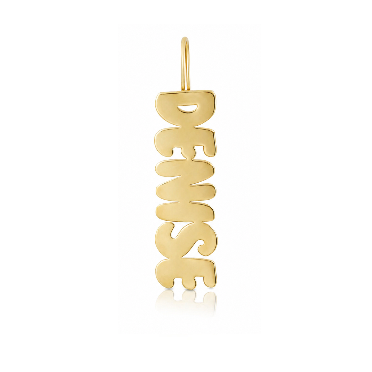 Gold Name Charm
