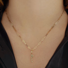 Gold Name Charm