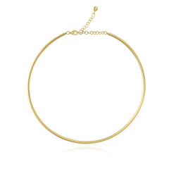 Gold Tube Necklace