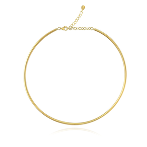 Gold Tube Necklace