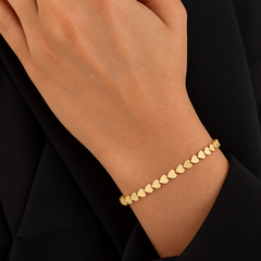 Golden Tennis Bracelet