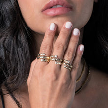 Load image into Gallery viewer, Golden Swirl Multi Shape Ring
