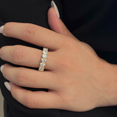 Heart Diamond Eternity Ring