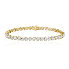 Heart Diamond Tennis Bracelet