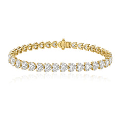 Heart Diamond Tennis Bracelet