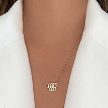 Load image into Gallery viewer, Hebrew Gold Name Necklace
