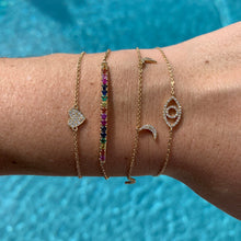 Load image into Gallery viewer, Large Rainbow Bar Bracelet
