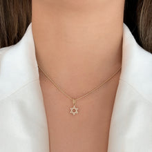 Load image into Gallery viewer, Pave Star of David Charm
