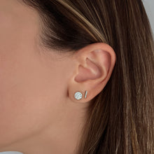 Load image into Gallery viewer, Mini Diamond Bar Stud
