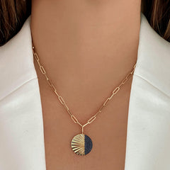 Fluted Side Pave Charm