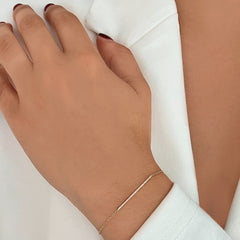 Diamond Bar Bracelet