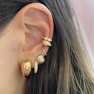 Diamond Dome Earrings