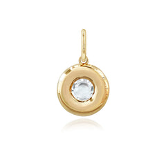 Mini Dome Gemstone Charm