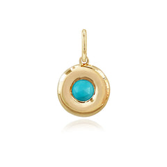 Mini Dome Gemstone Charm