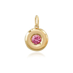 Mini Dome Gemstone Charm
