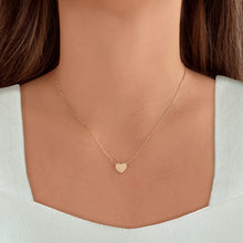 Load image into Gallery viewer, Block Heart Necklace
