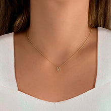 Load image into Gallery viewer, Uppercase Pave Initial Necklace
