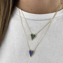Load image into Gallery viewer, Stone Pave Modern Heart Necklace
