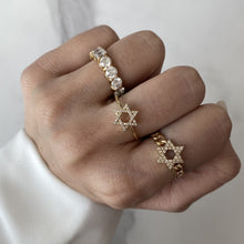 Load image into Gallery viewer, Star Of David Diamond Ring
