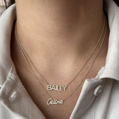 Diamond Name Necklace